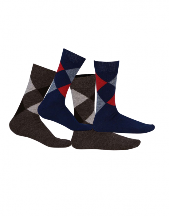 Pure Wool Socks Diamond P2