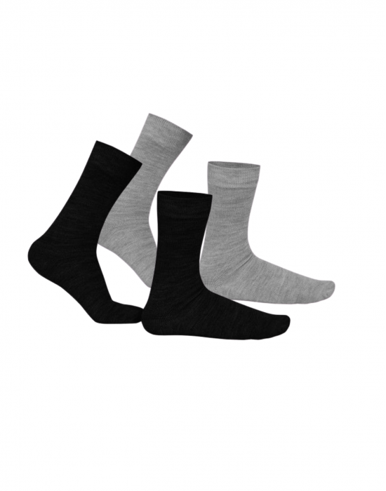 Pure Wool Socks Plain P2