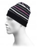 Acrylic Multi Stripes Cap Black
