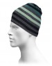 Acrylic Stripes Design Cap For Unisex Green