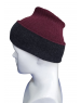 Pure Wool Reversible Selection Cap inside maroon