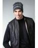 Acrylic Fisher Jacquard Stripe Ink blue Cap