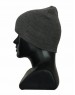 Kids pure wool plain cap grey