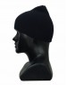 Kids pure wool plain cap navy