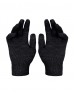 Kids Pure Wool Hand Gloves Plain Dark Grey