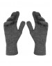 Acrylic Wool Hand Gloves Plain Grey