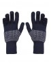 Pure Wool Hand Gloves Designer Navy