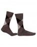 Pure Wool Socks Diamond Brown Assorted Colors