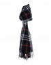 Premium Purewool Muffler Checks Black AND Cream