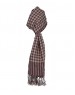 Premium Purewool Muffler Handloom Fine Checks