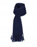 Purewool Plain Muffler Navy
