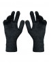 Pure Wool Hand Gloves Plain ladies Dark Grey