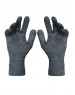 Pure Wool Hand Gloves Plain ladies Grey