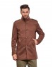 Men Regular Length Coat Mocha Color