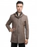 Men regular length Coat Chestnut Color