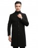 Men long length Coat Black Color
