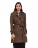 Women Double brested Trench Coat Coat Olive Color