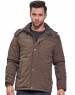 Men Jacket Olive Quilted