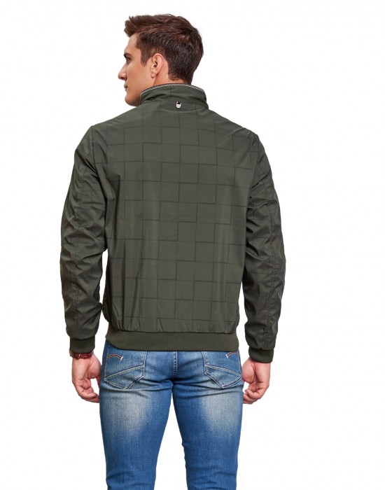 Men Reversible Jacket Petrol Color