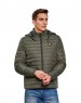Men Packable Jacket Olive Color