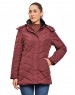 Women  Jacket Wine Color