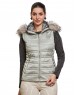 Women Sleeveless Jacket Sleeveless Aqua Color