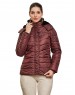 Women Travel Jacket Wine Color