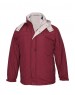 Mens 4 in 1 Jacket Wine
