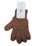 Baby Pure Wool Hand Gloves Plain Light Brown