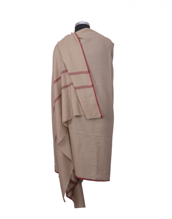 Men Lohi plain design brown