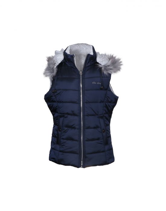 Baby Girl Jacket Navy sl Star Printed Reversible