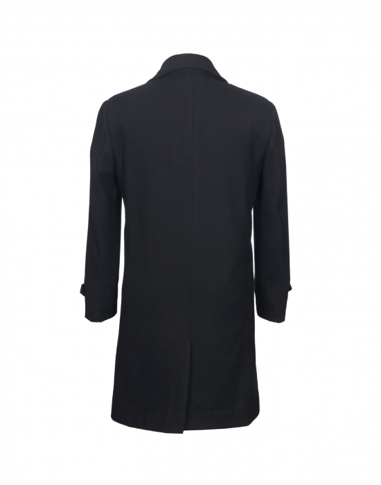 Men Coat Dark Grey Basic