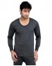 Mens Plus size merino wool FS Vest Dark Grey