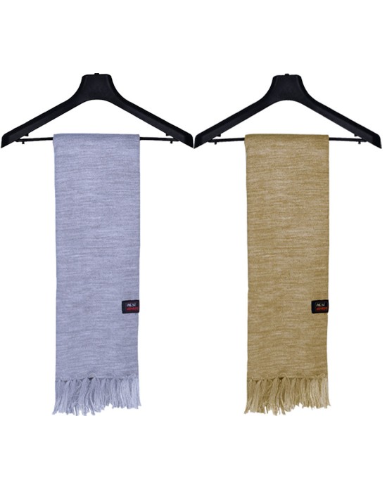 Unisex Premium Acrylic wool Mufflers Plain Combo5