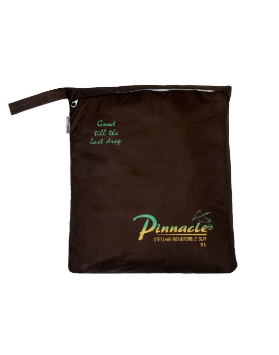 stellar mens raincoat set with carry bag brown
