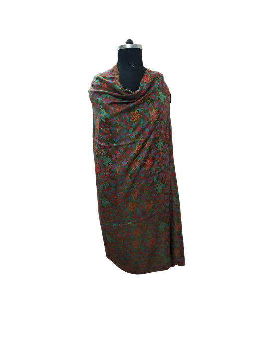 Semi Pashmina shawl multi color 