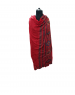 Semi Pashmina shawl maroon color 