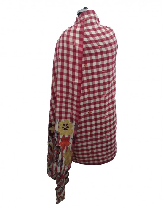 Women shawls self design  pink