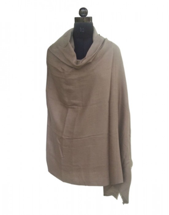 Women  Shawls Plain disign Brown