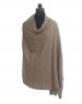 Women  Shawls Plain disign Brown