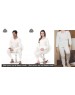 Merino wool Thermal Family Set Cream