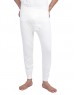 Men Cotton Long John White