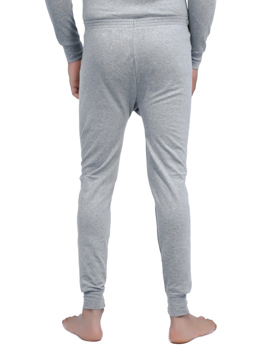 Men Spandex Long John Grey with Lycra