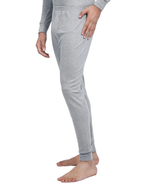Men Spandex Long John Grey with Lycra