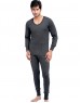 Mens FS merino Wool Dark Grey thermal Set