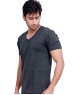 Mens merino Wool Half sleeve body warmer Dark Grey