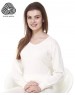 Women Plus Size Merino Wool FS Blouse Thermal