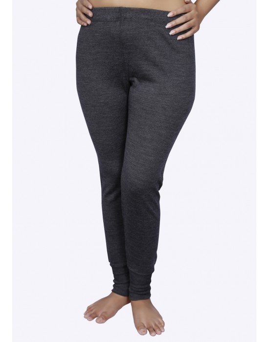 Women Merino wool Drawer Thermal Dark Grey