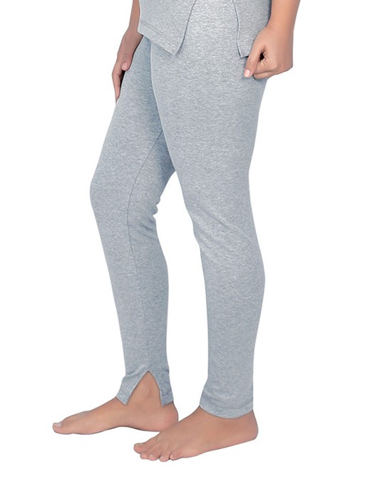Woman Spandex Drawer Thermal  Grey
