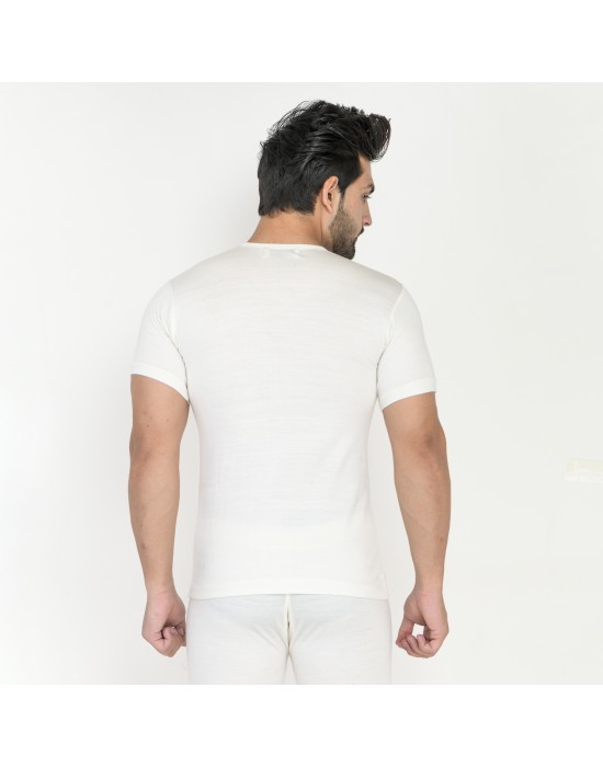 Mens Woolblend Vest HS Body warmers Cream